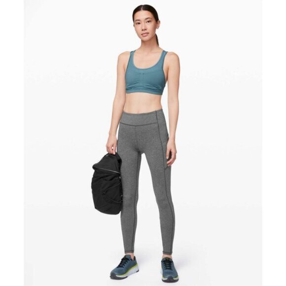 Lululemon Speed Up Tight Leggings Side Phone Pockets High Rise Waisted Tall Long - Picture 13 of 13